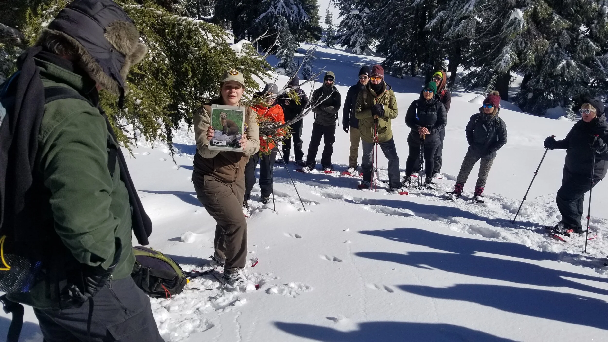 Snowshoeing with a Park Ranger at Crater Lake