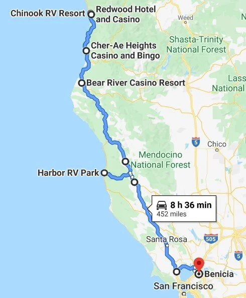 CA Pacific Coast Highway Road Trip by RV