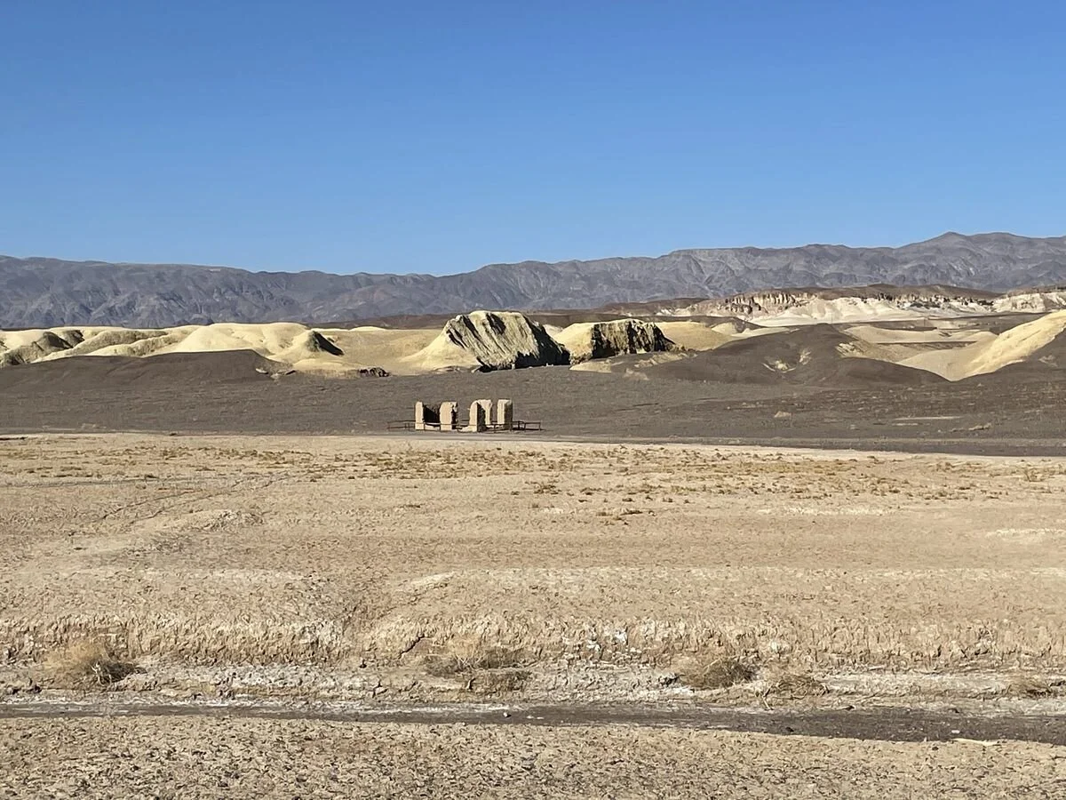 What is left of a house at Harmony Borax Works