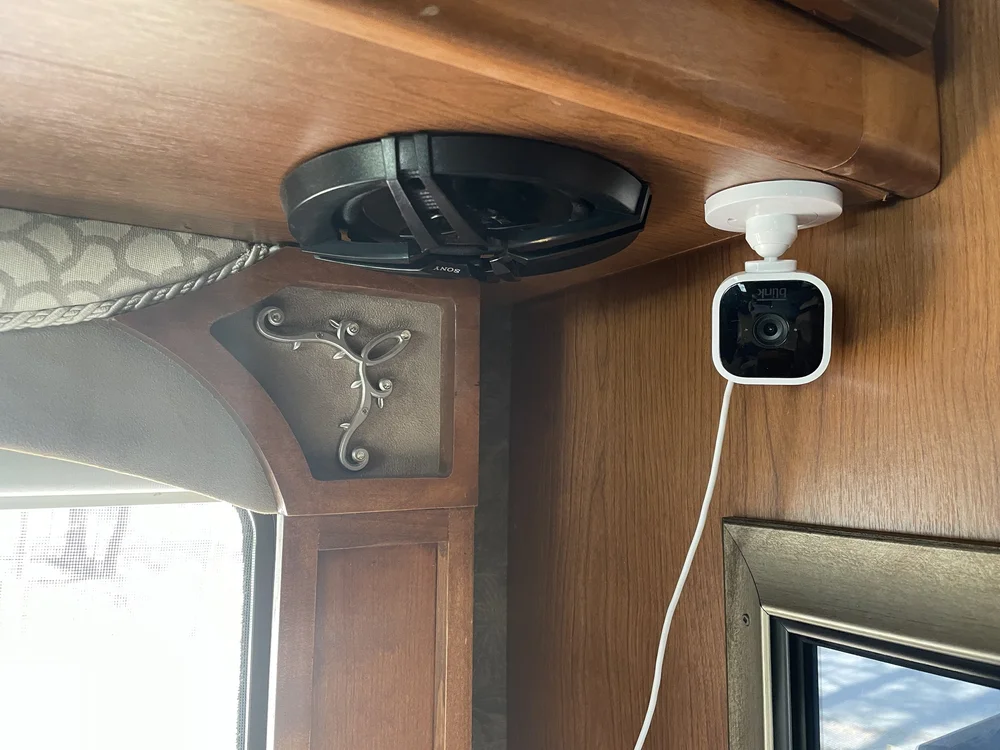 Front facing indoor camera