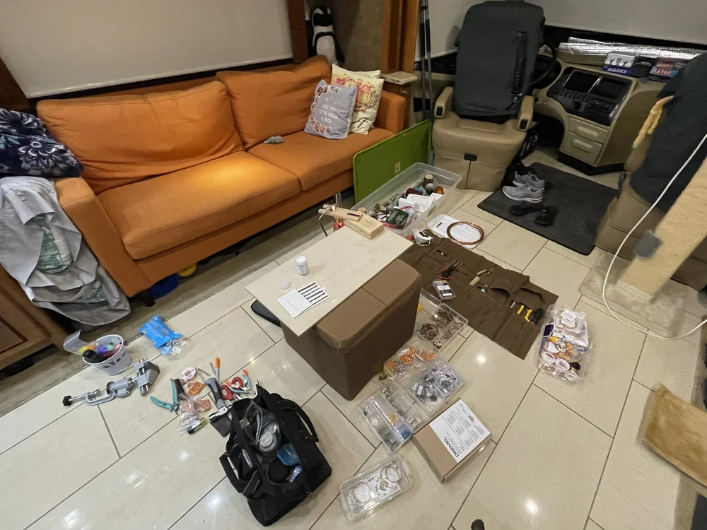 My setup in our Motorhome