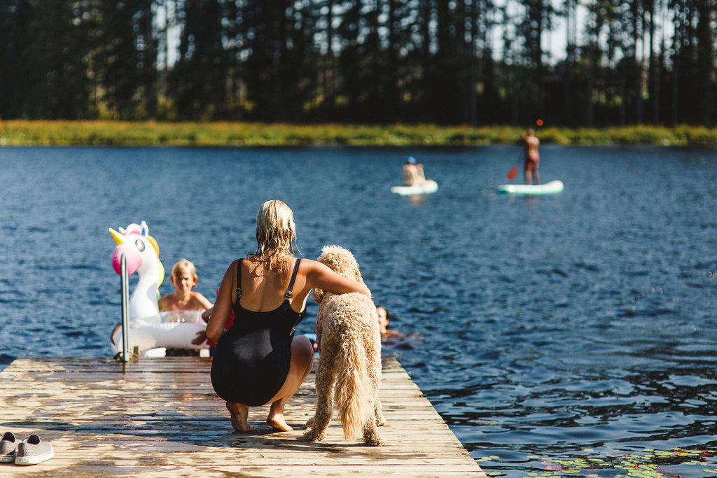 Lake Swimming with a Dog.jpg