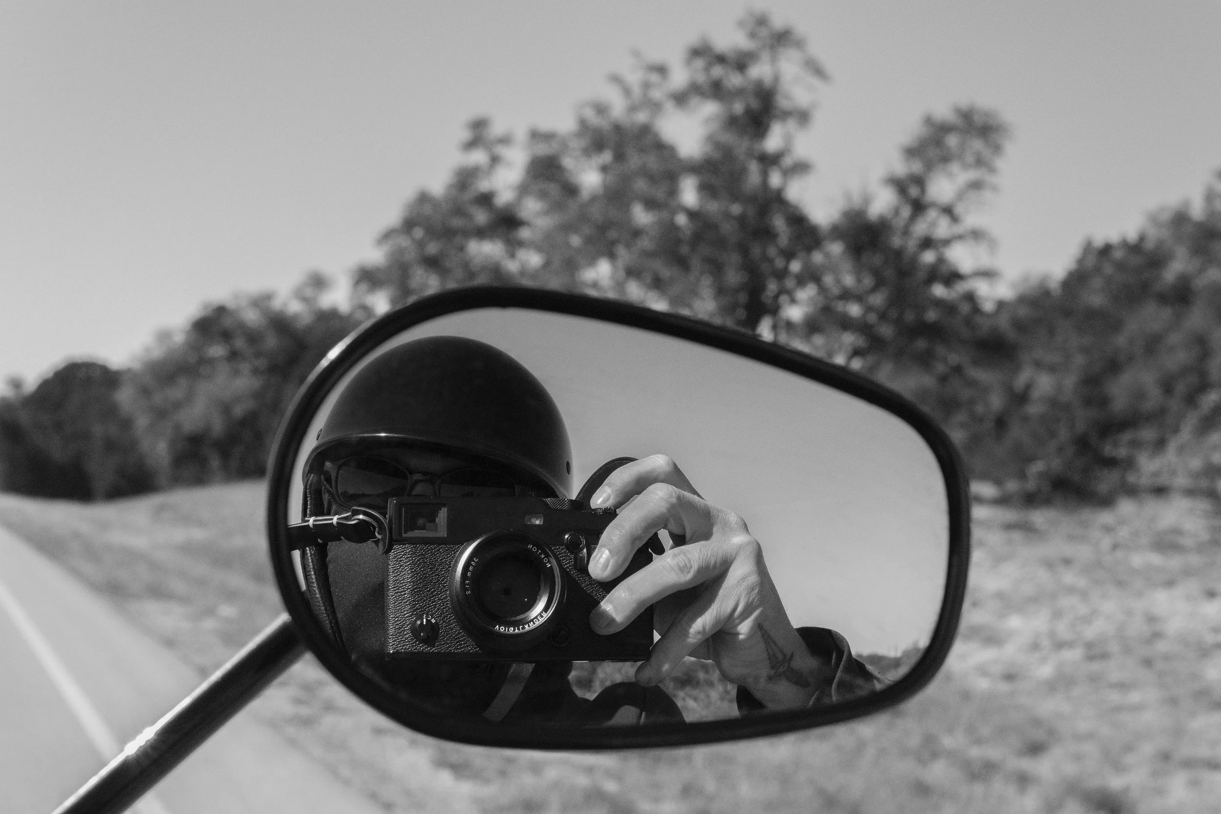 TIM WIMBERLY RIDING SELF PORTRAIT #1 B&W.jpg