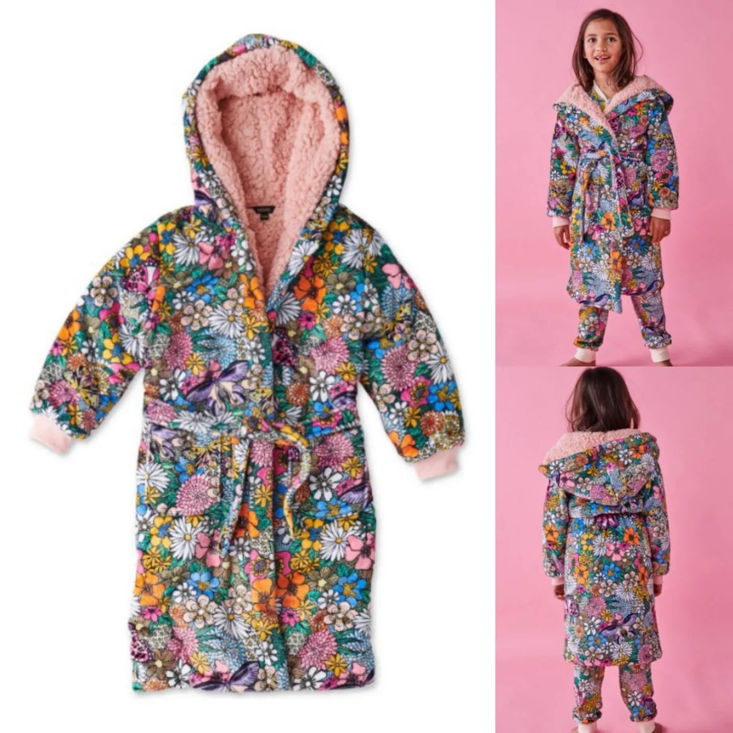 Kip and Co Bliss Floral Robe and PJ's
Bright, cozy and super soft

#kidsrobes #bathrobe #florals #kidspyjamas #organic #kidswear#kidskarrinyup #karrinyupshoppingcentre #kidsfashion