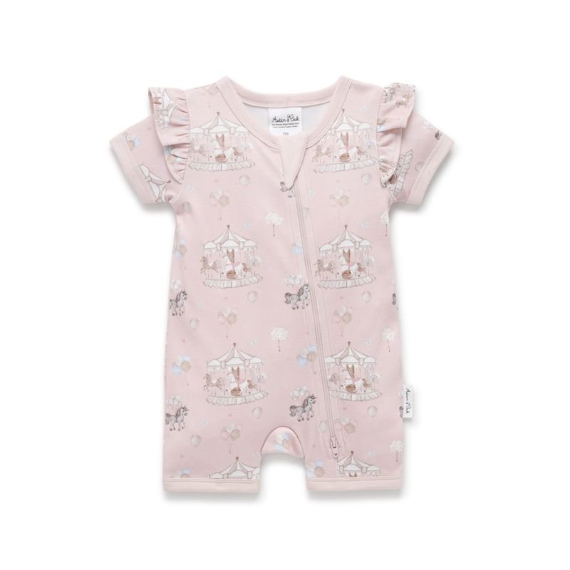Carousel Ponies Zip Romper.jpeg