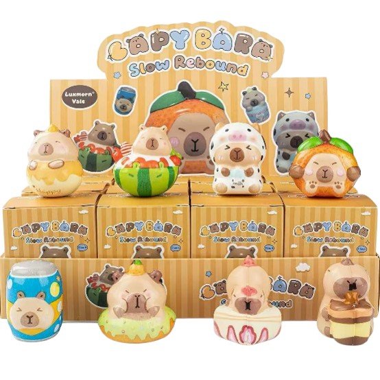 Arriving Soon - Squishy Blind Box Capybarra Family assorted