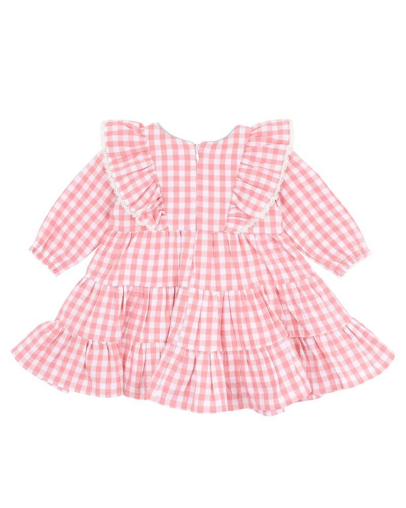 Lyla Gingham Dress Back.jpeg