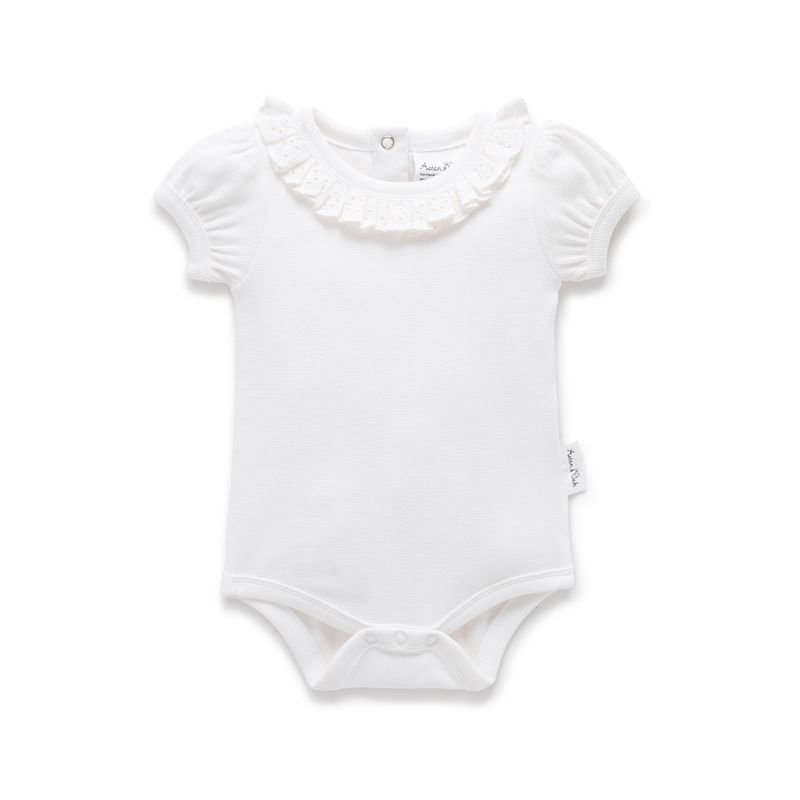 White Ruffle Sleeve Onesie.jpeg