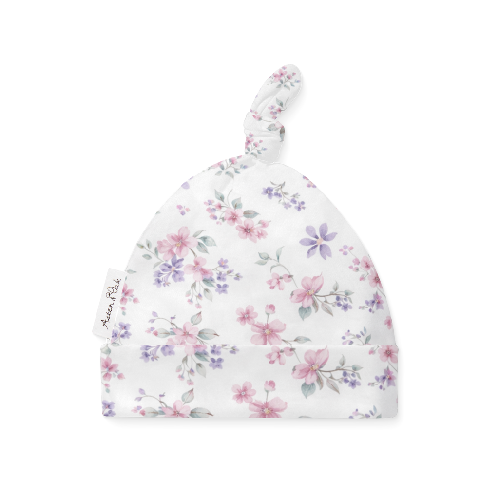 Aster & Oak - Pastel Bloom Knot Hat