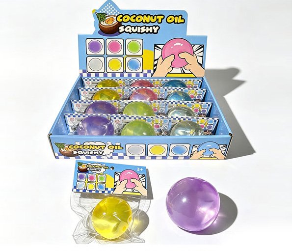 Arriving Soon - Squishy Coconut Oil Ball assorted