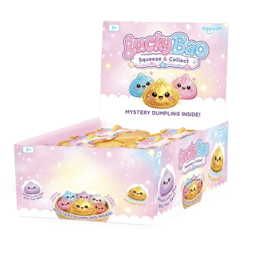 Arriving Soon -  Keycraft - Lucky Bao Mystery Dumpling Squish (Large - 10cm)