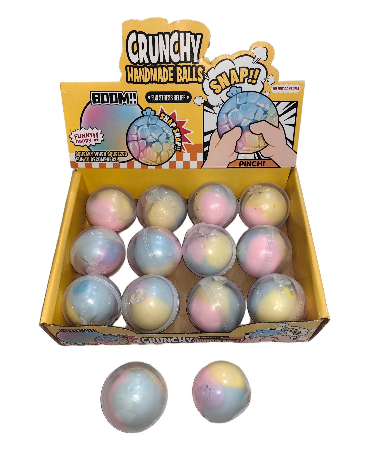 Arriving Soon - Squishy Wax Cracking Crispy Rainbow Ball