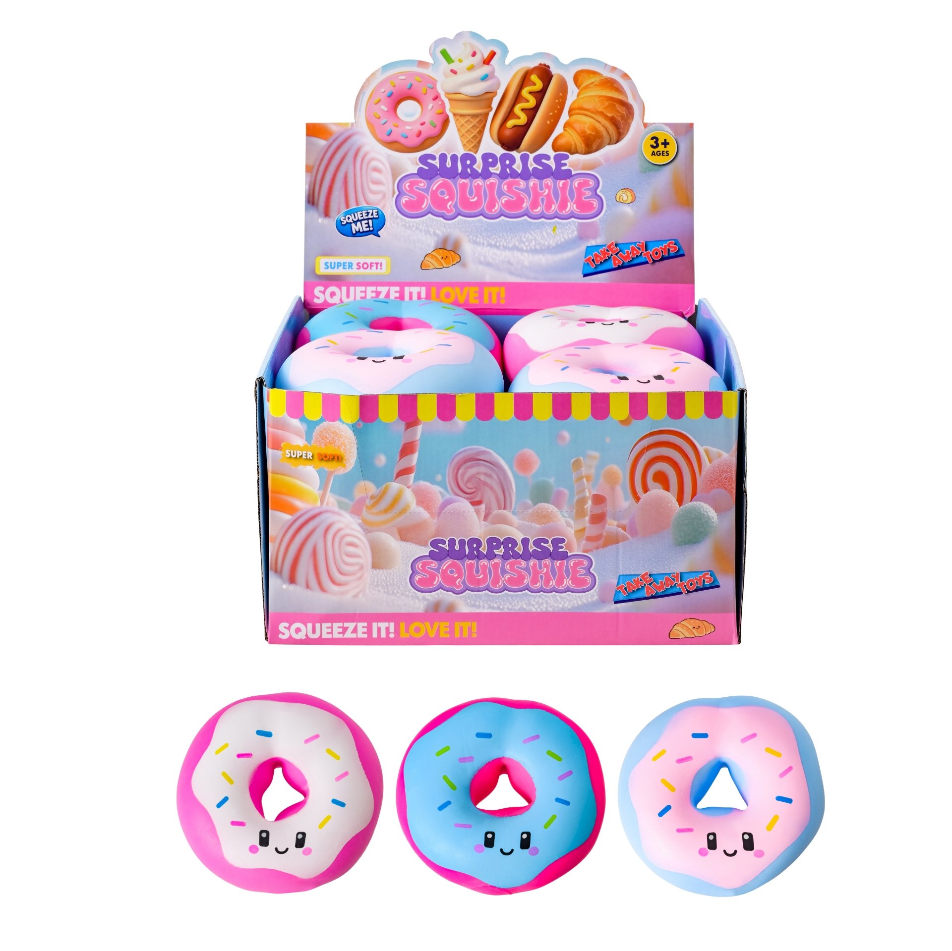 Arriving Soon - Squishy Jumbo Donut assorted