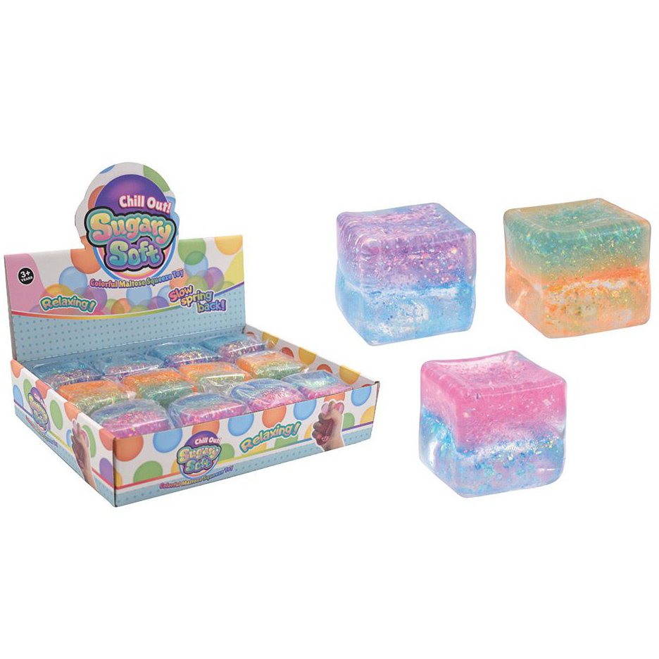 Arriving Soon - Squeeze Sugar Two Tone Glitter Block assorted