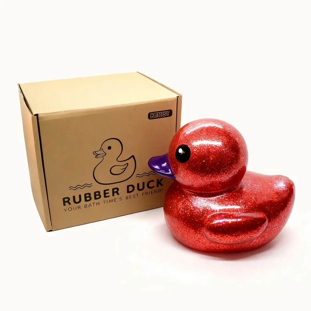 Kenisy_F-VGDUCK3A-CB_17cmGlitterDuckwithCardboardBox (1).webp