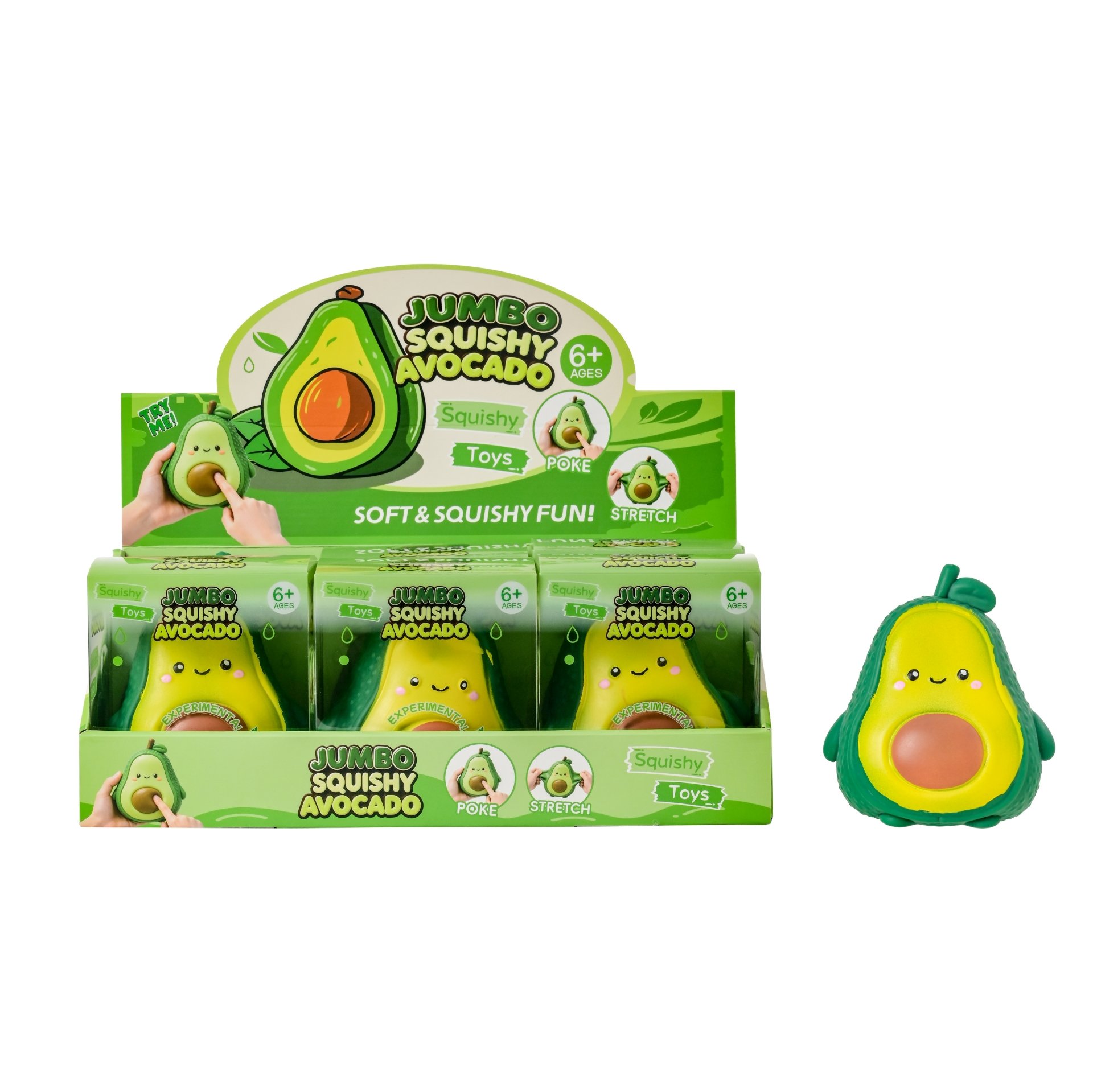 Arriving Soon - Squishy Jumbo Avocado