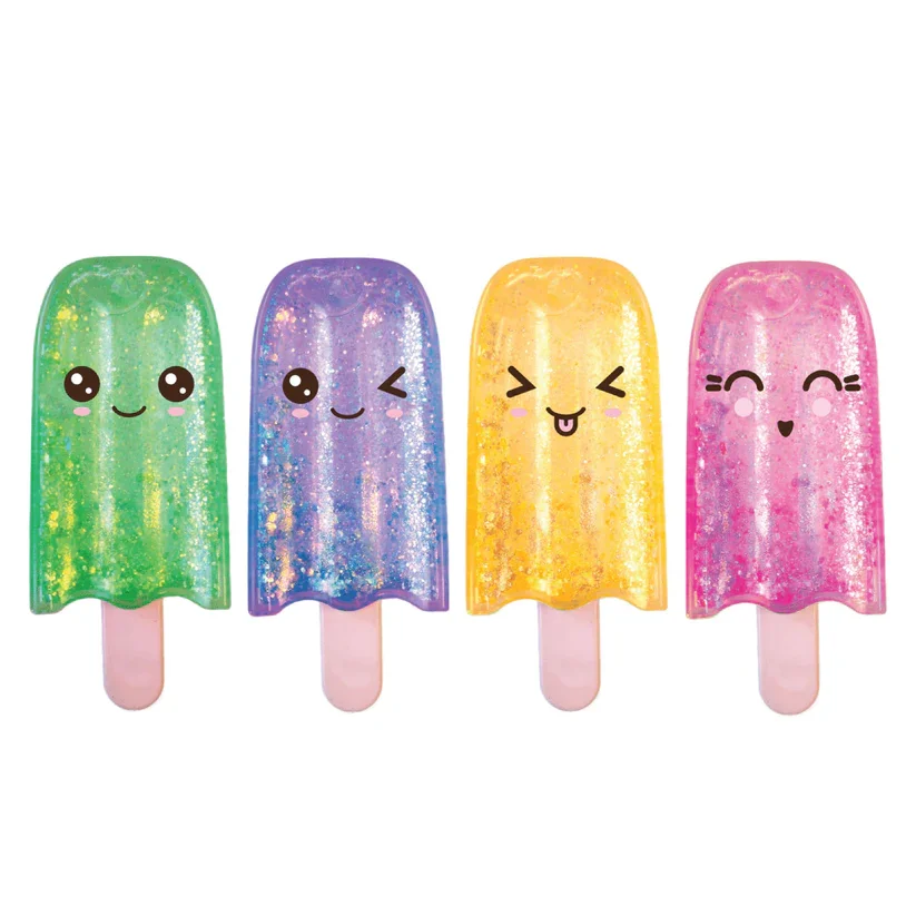 Arriving Soon -  Keycraft - Squishy Glitter Pop Iceblock