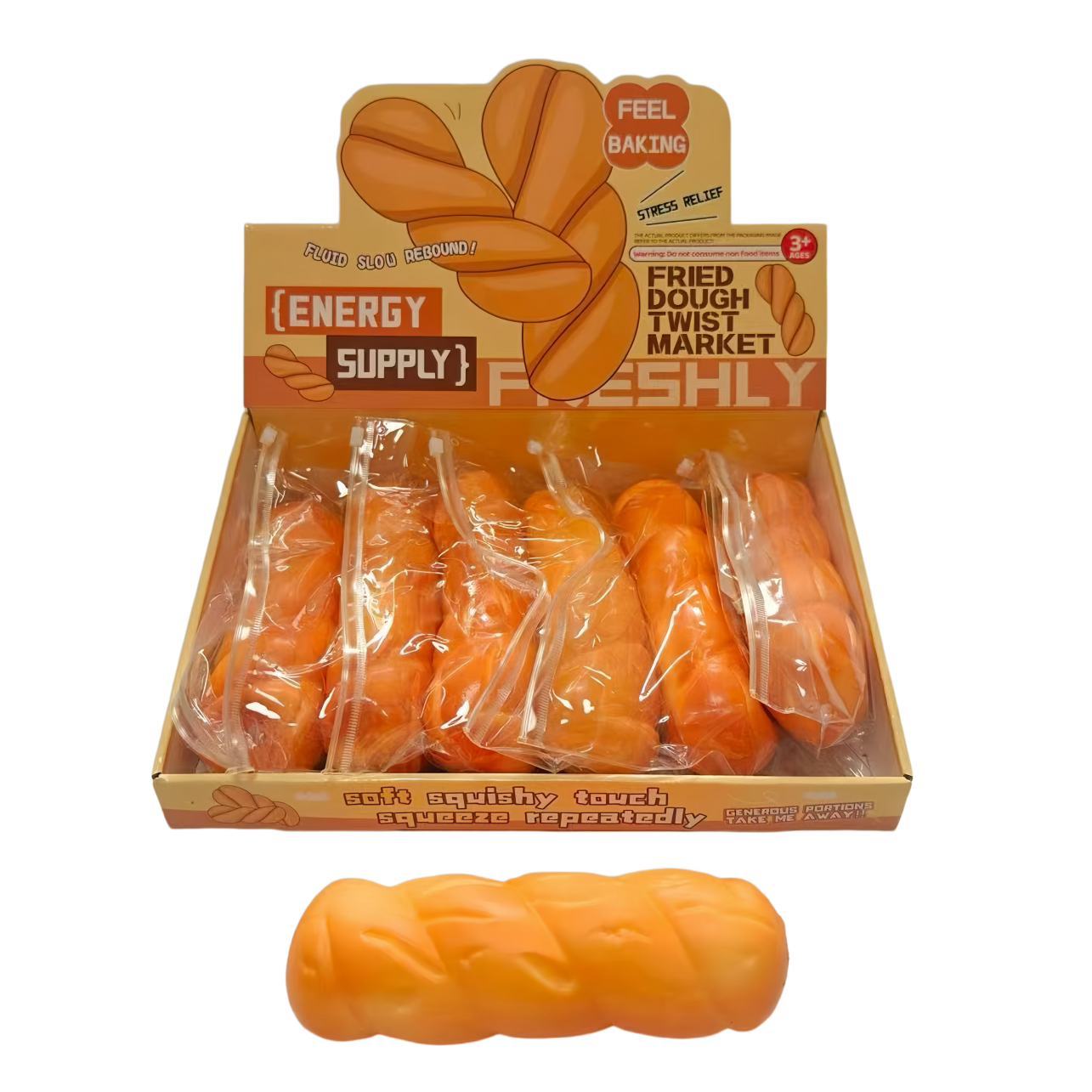 Arriving Soon - Squishy Jumbo Twist Bread Loaf