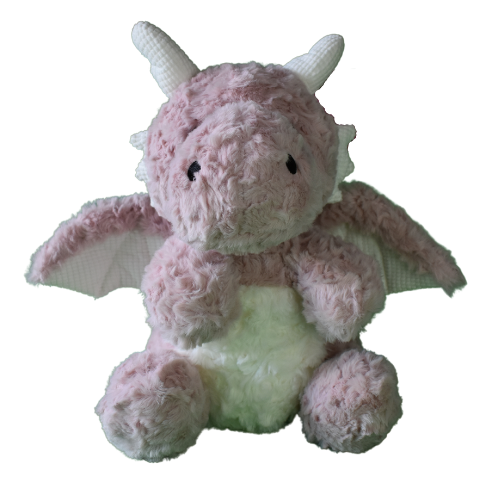 Arriving Soon - Mad Ally - Odin the Dragon 42cm; Pink & White