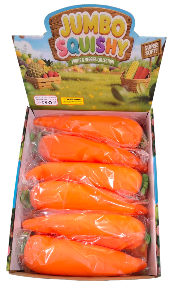 Arriving Soon - Squishy Jumbo Carrot