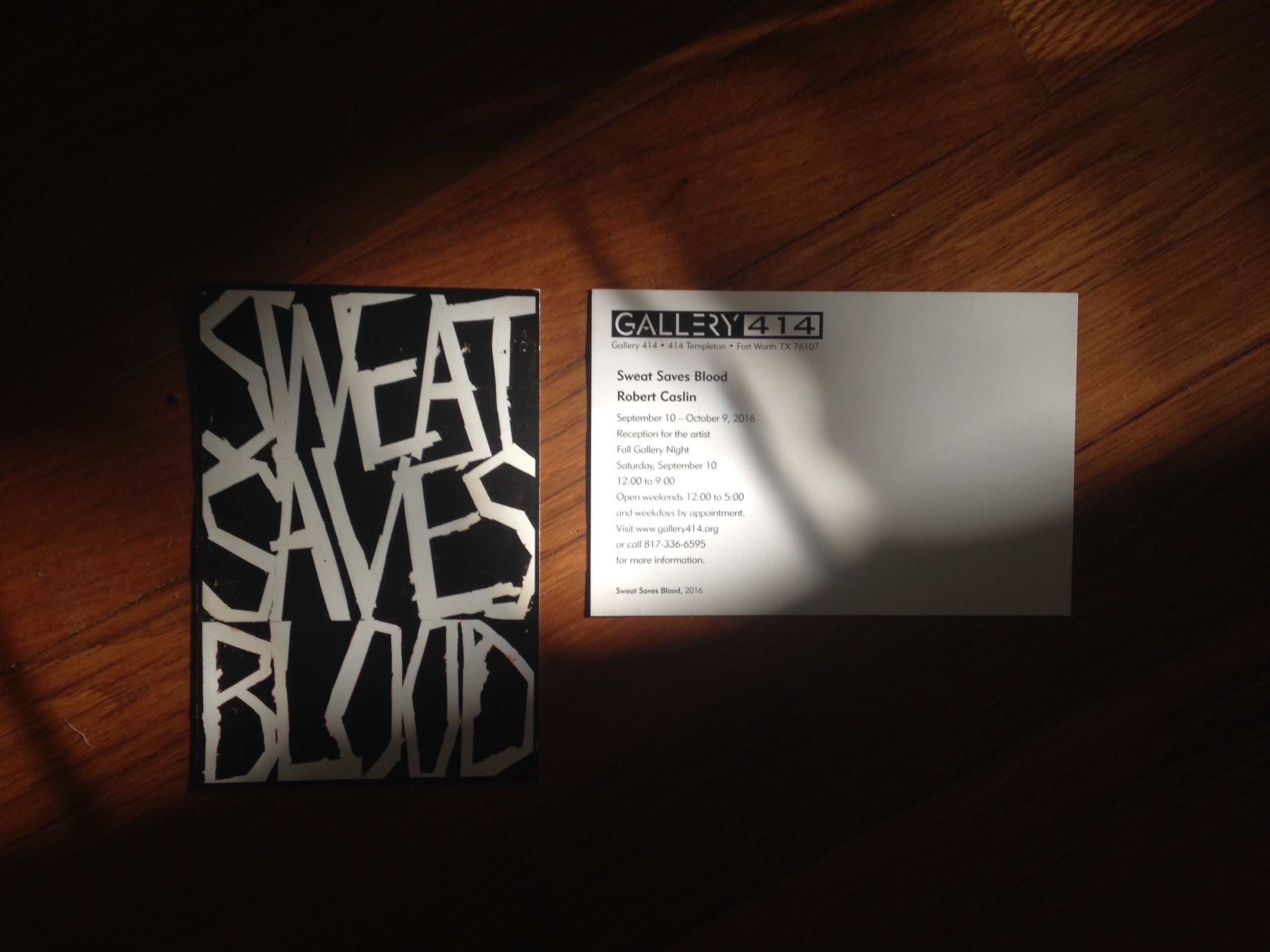 Sweat Saves Blood (Exhibition Document_3)