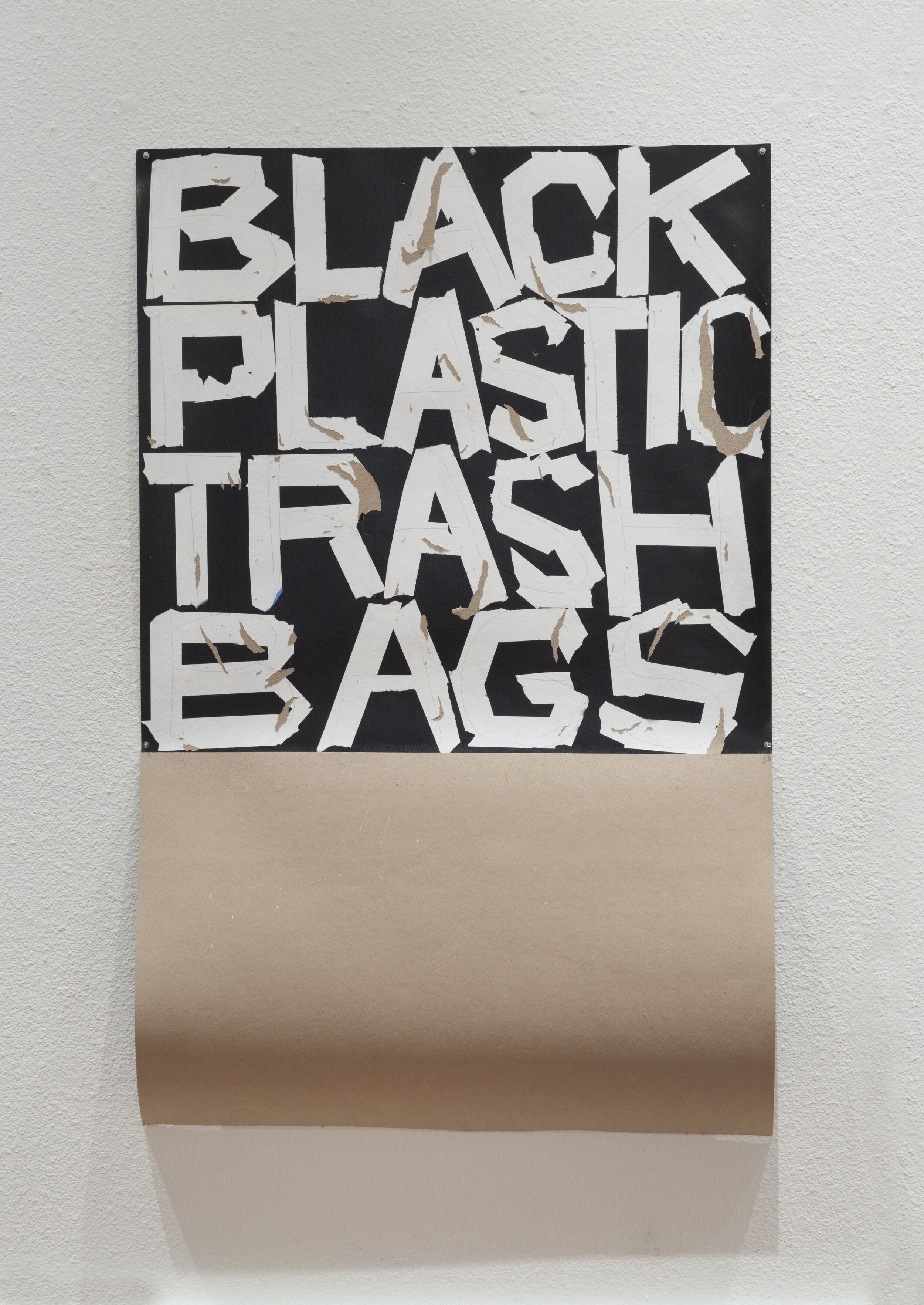 Graffiti (Black Plastic Trash Bags)
