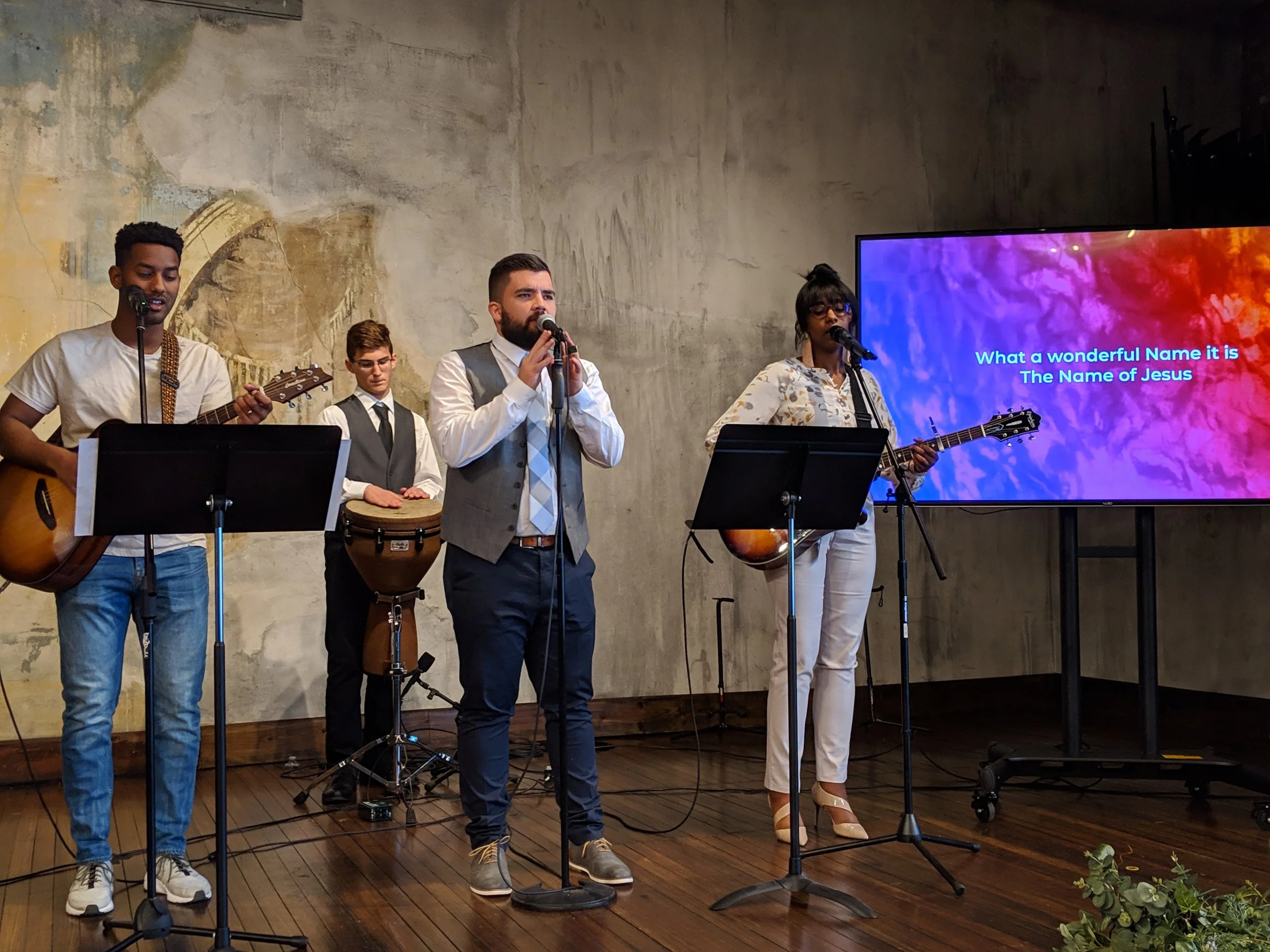 Worship Team at Neidhammer Easter.jpg