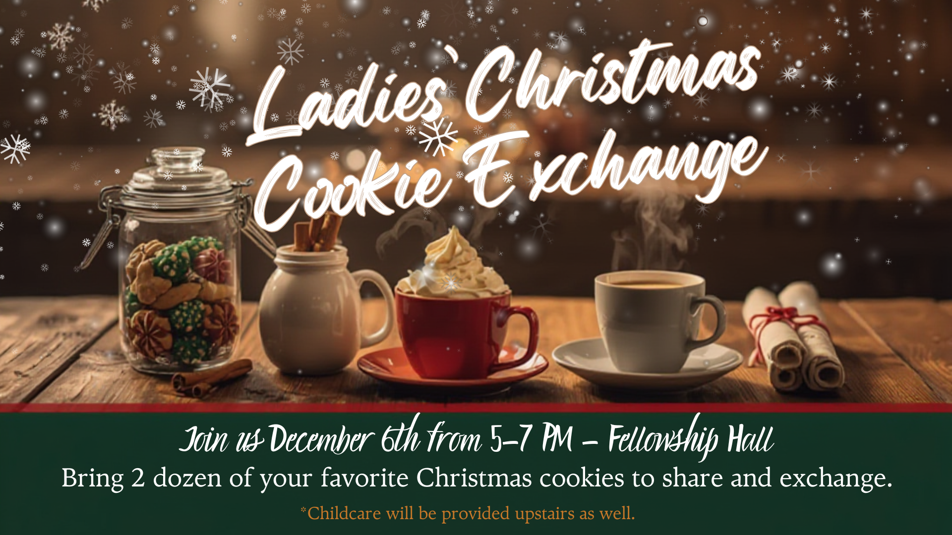Ladies' Christmas Cookie Exchange Event