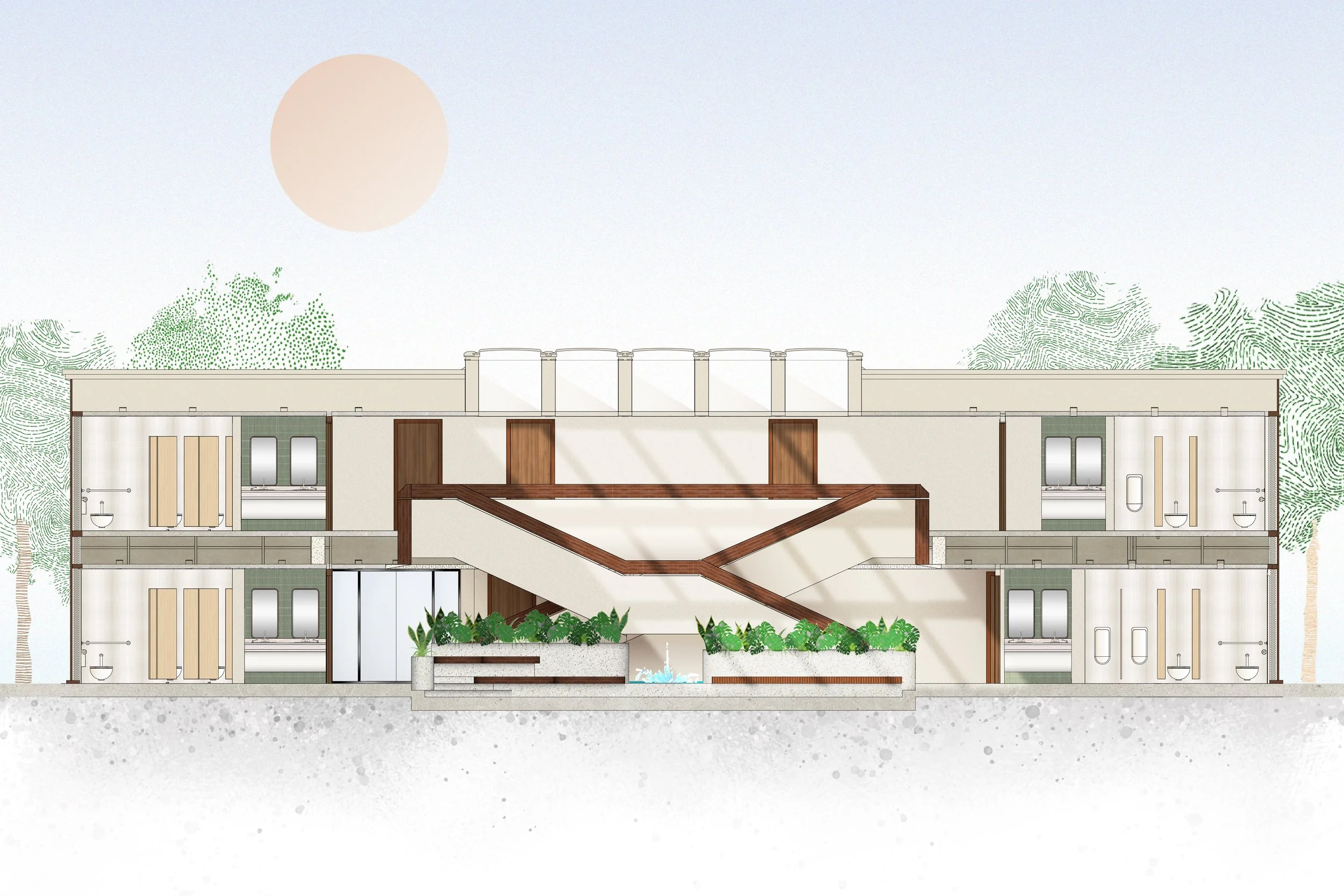 Timberloch Place Atrium