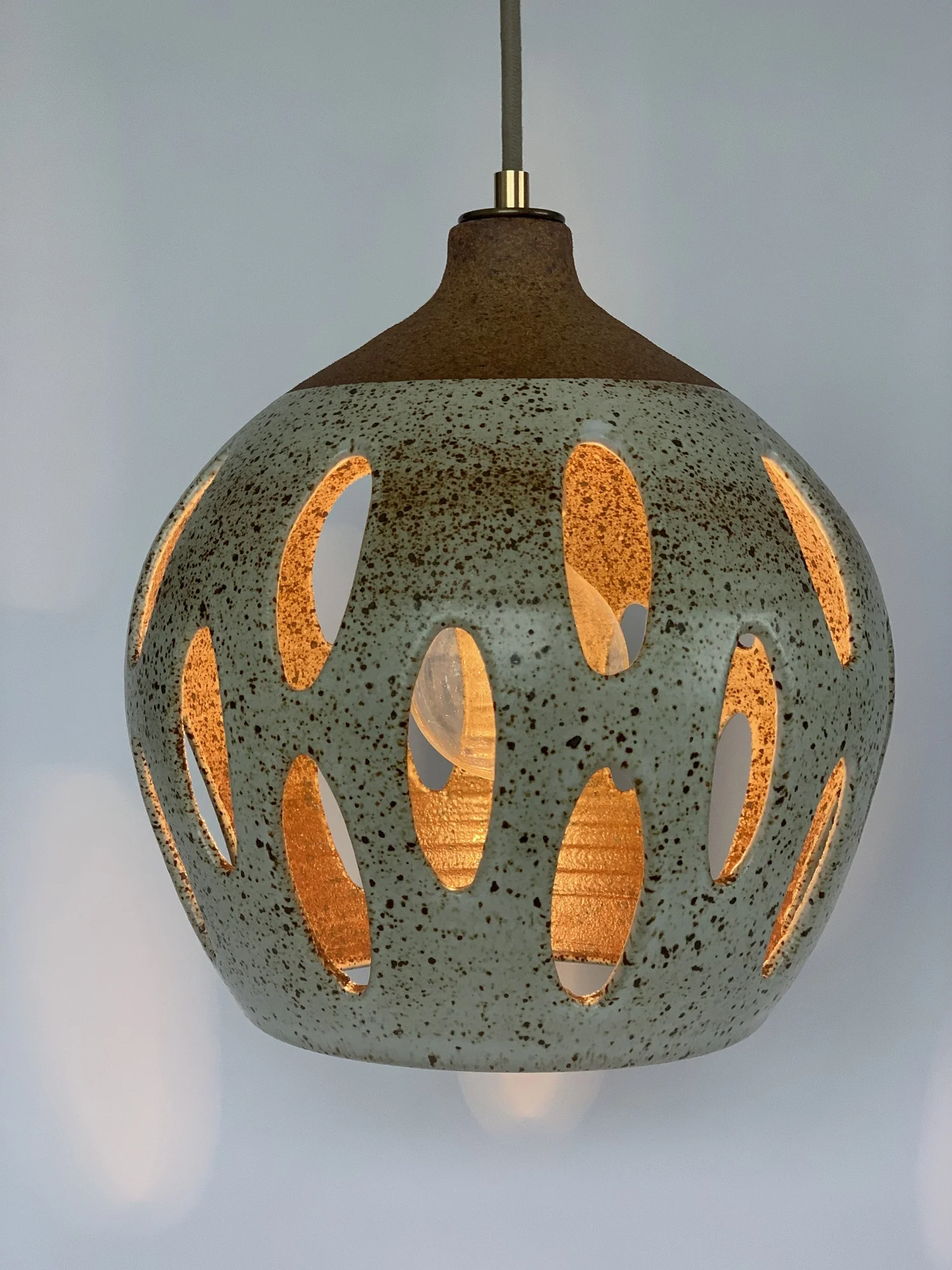 Pendant Lamp (Medium) 0929 — HEATHER LEVINE CERAMICS
