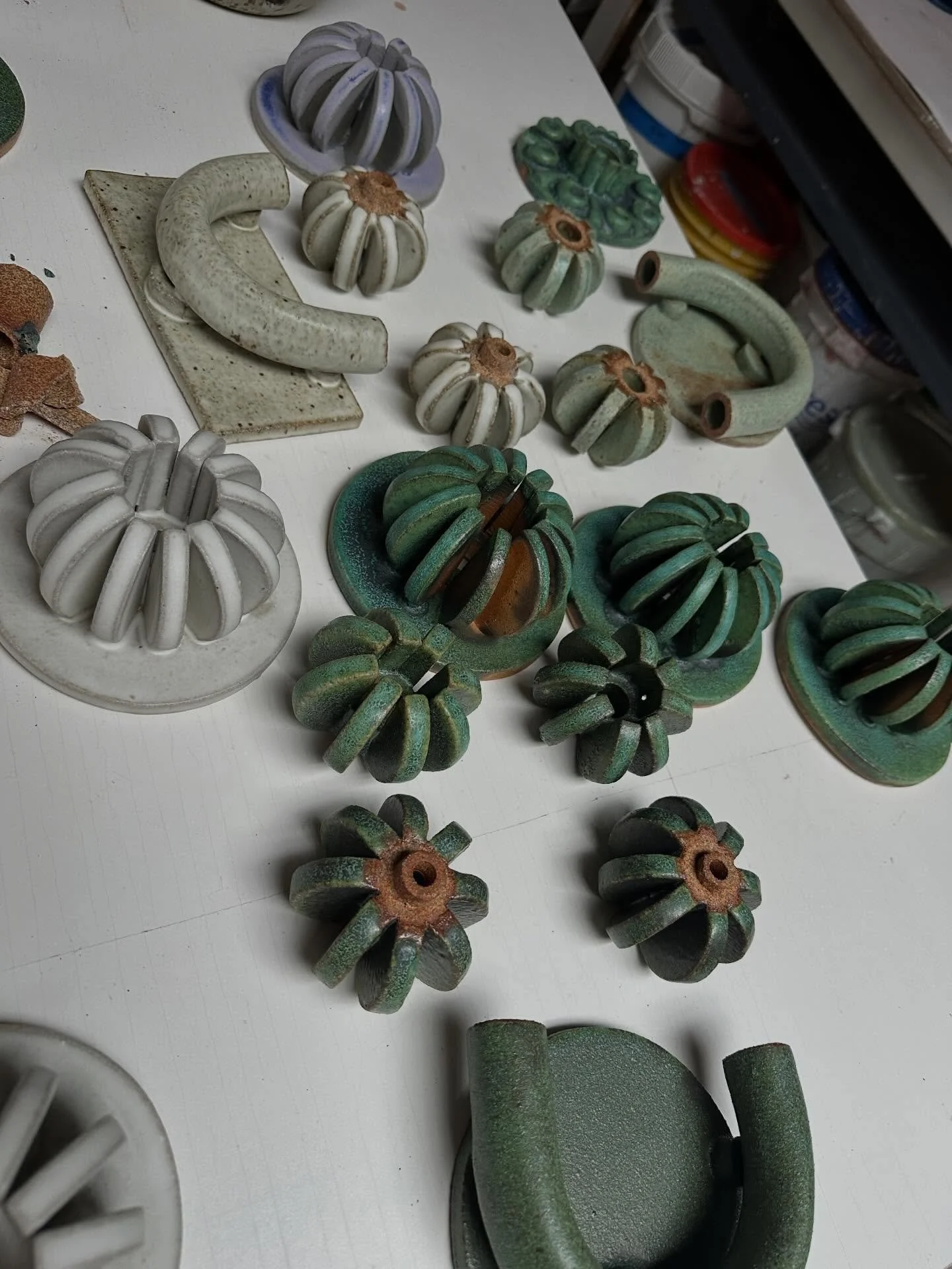 New sconces coming right up.  #hotfromthekiln