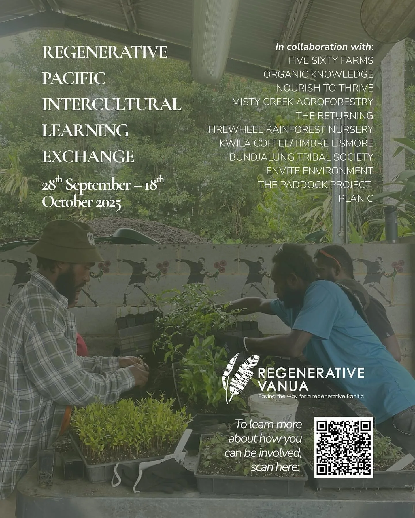 We&rsquo;re thrilled to continue in this collaboration collective🩵
👇🏾 Posted via  @regenerative_vanua 
Very excited to announce that the Regenerative Pacific Intercultural Learning Exchange is going ahead in the Northern Rivers! 

From the 28th of
