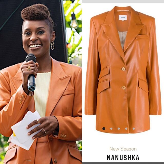 For anyone else wondering 🧐🧐 https://www.farfetch.com/shopping/women/nanushka-fitted-single-breasted-blazer-item-14749919.aspx?storeid=12341 I&rsquo;m an investigator when it comes to cute stuff I see on TV #insecure #season4premiere