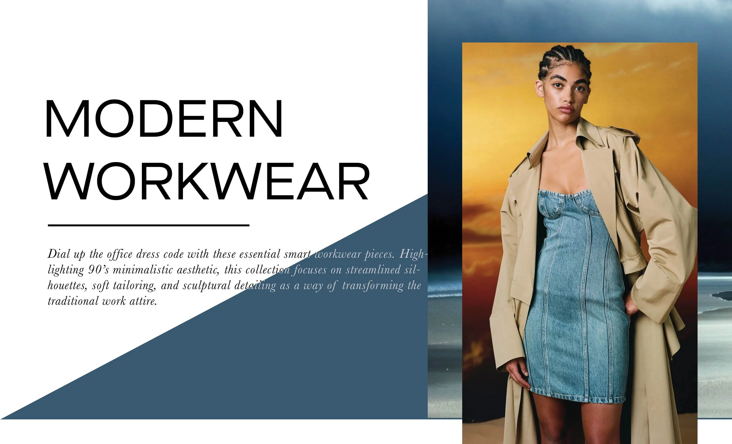 Modern Workwear - Personal project for Contemporary RTW