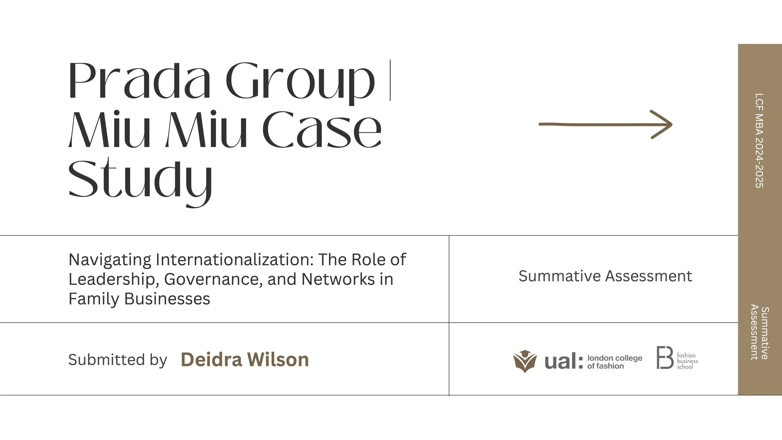 Case Study: Prada Group and Miu Miu, Navigating Family Internationalization