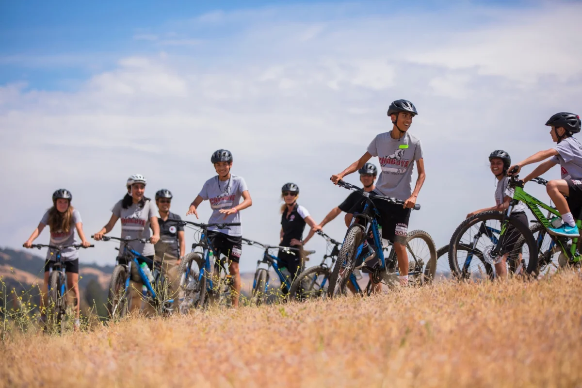 Students from Chaboya Middle School Outride ADHD in the Evergreen School District in San Jose, California