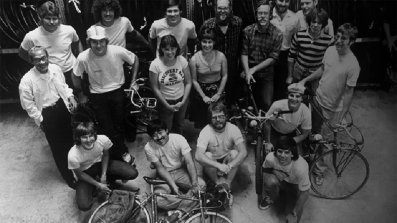 In the early daya, The Specialized Team circa 1974.