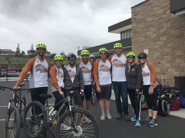 Double Peak Riding to the Top of the Hill