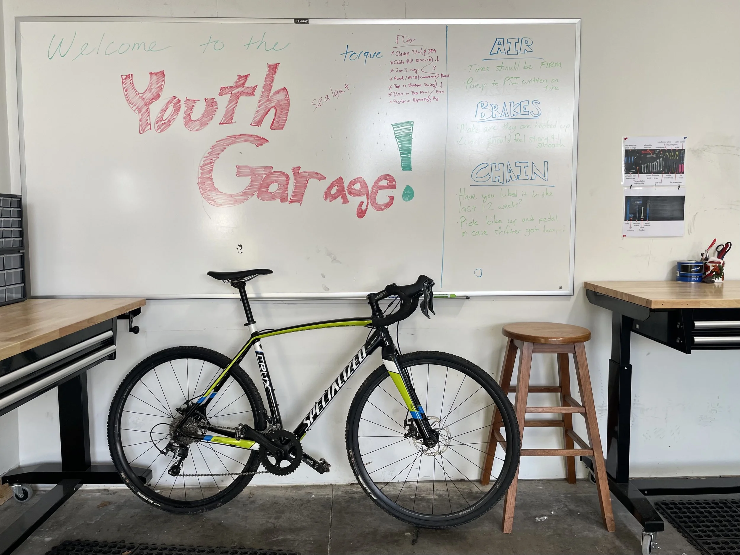 Iowa City Bike Library’s Youth Garage: What It Is and How You Can Create One in Your Community!