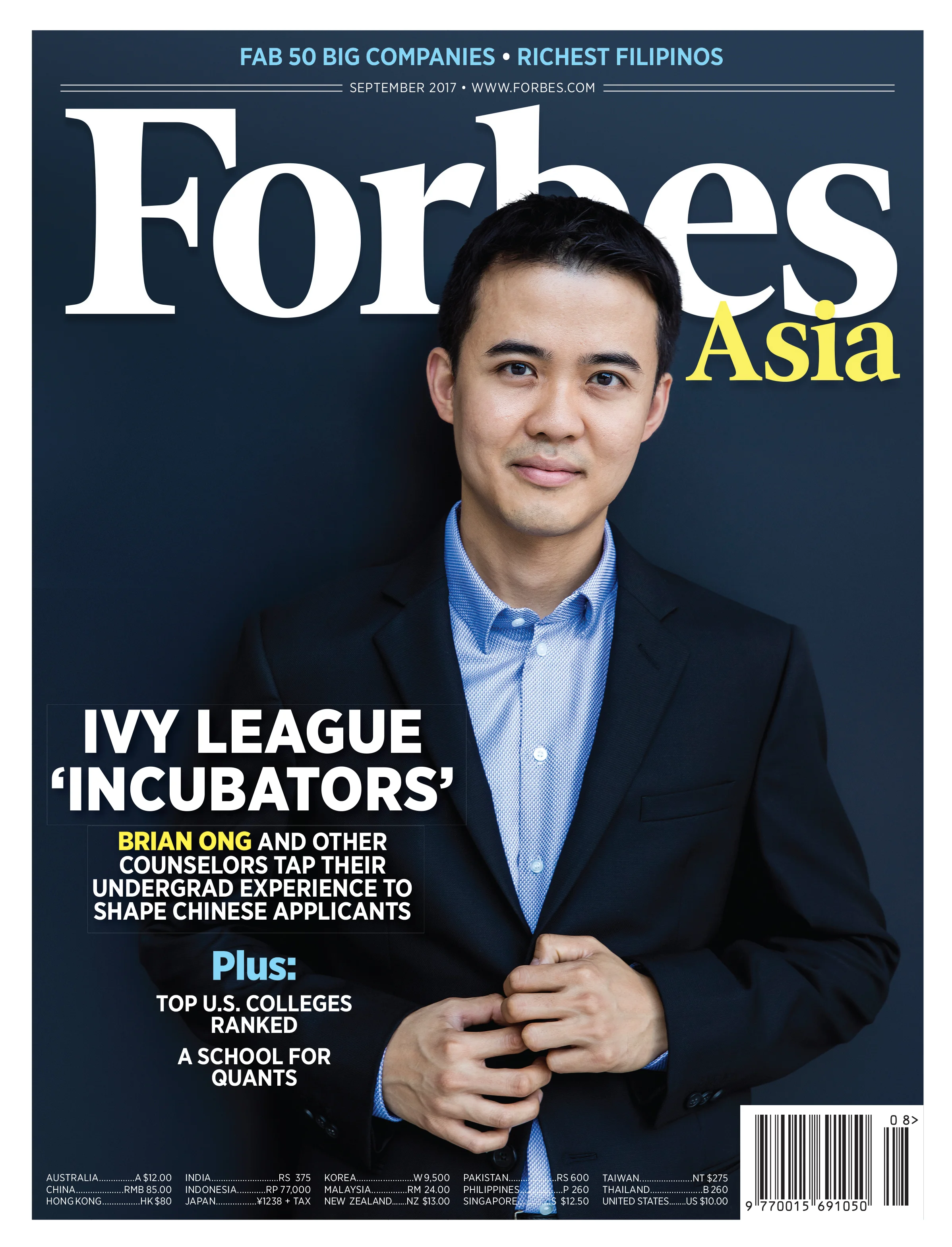 Cover image of Forbes Asia Brian Ong