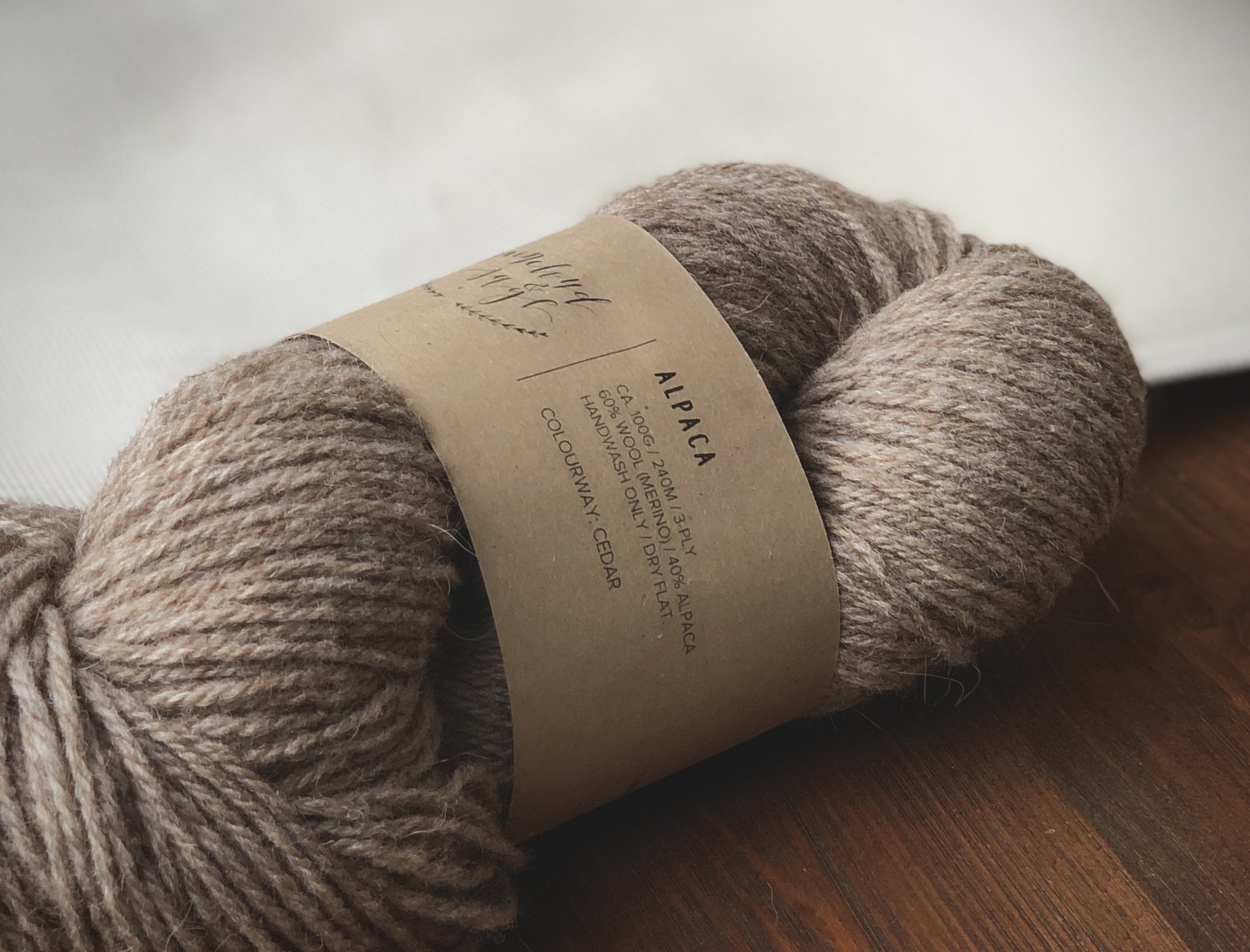 the benefits of knitting with a wool / blend — & sage