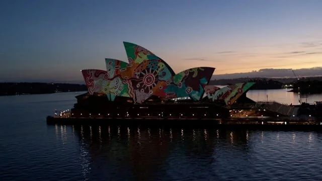 NGINTAKA TJUKURPA LIGHTS UP SYDNEY OPERA HOUSE 