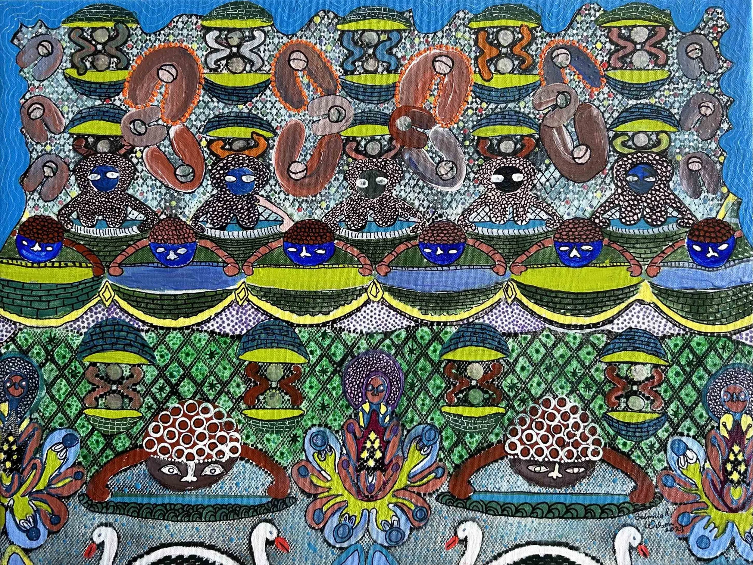 Belinda Wilson - Teaching Lakun (weaving) - #23-41