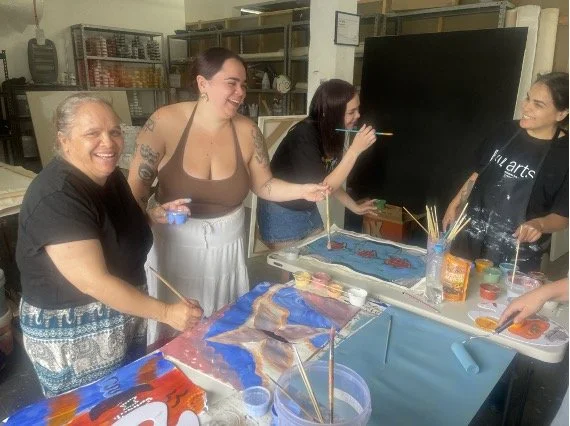 Janis Koolmatrie, Katie Aspel, Aislin Aspel and Melanie Koolmatrie