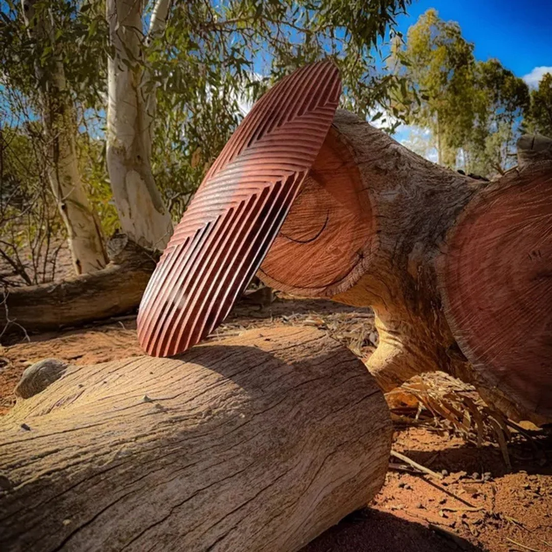 ARTIST NEWS: Warnduwatya wirti inhaadi (Very good wood here) 

Master carver Patrick Ikaringanyi Ferguson presents shields, weapons and other traditional works made from punu (wood) collected from his homelands and crafted using traditional and innov