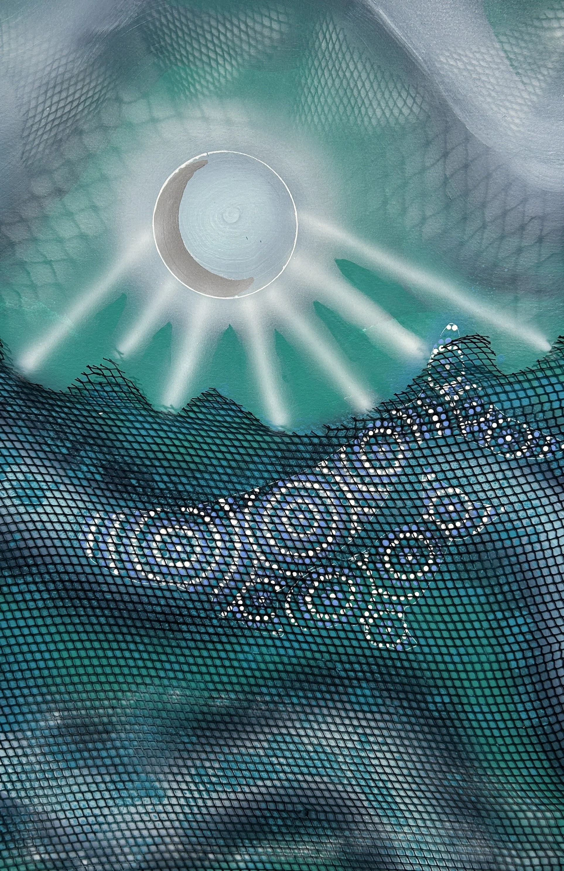 Collette Gray | Whales Under the Moonlight (25-567)