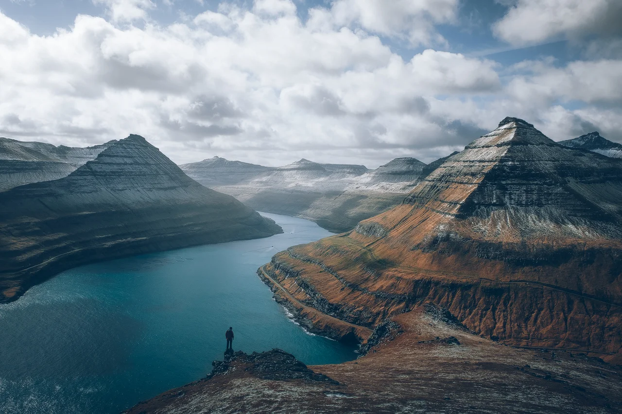 Taking in the view in Faroe Islands