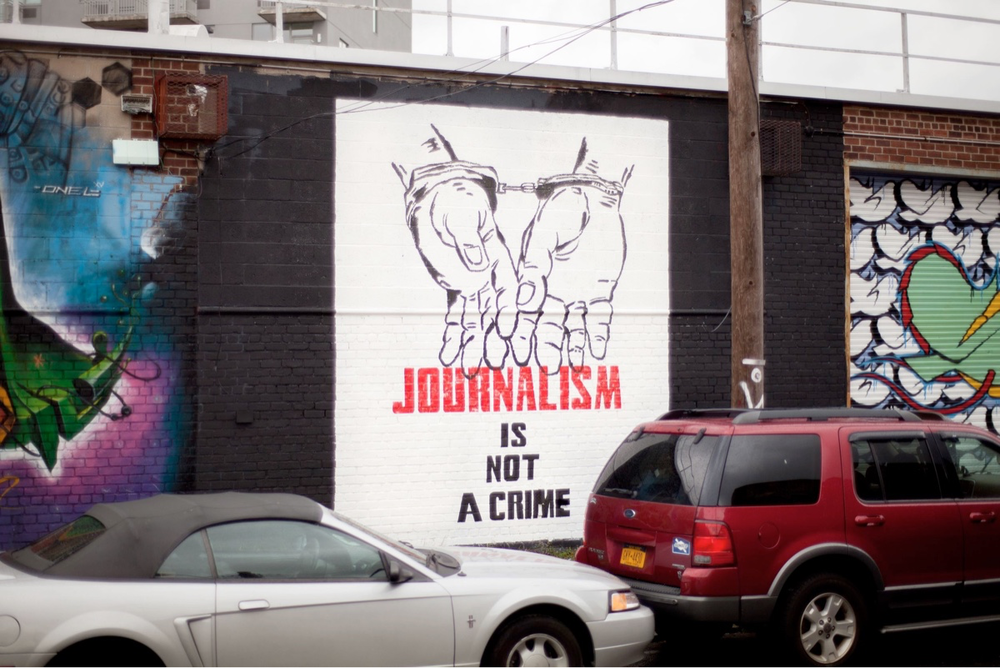 JOURNALISM IS NOT A CRIME