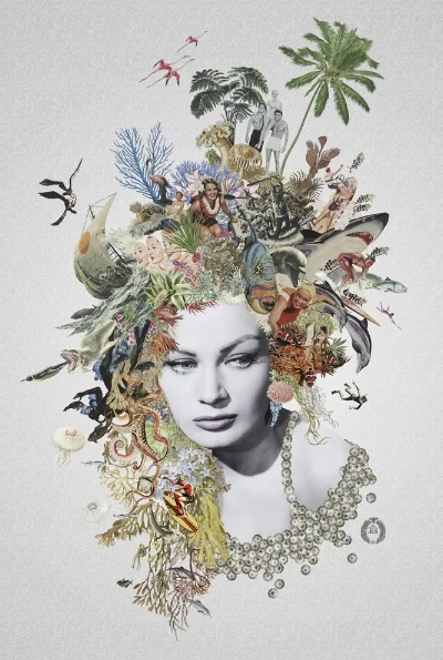 Marianne £500 Giclee and Screen Print with Iridescent Gold and Spot Varnish Limited edition of 60 70 x 100cm