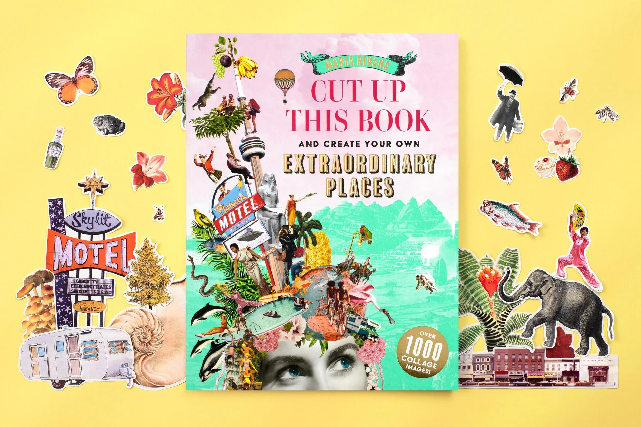 A closer look inside Maria Rivans&rsquo; Cut Up This Book and Create Your Own Extraordinary Places ✂️✨

These spreads are filled with over 1,000 handpicked images, from sweeping landscapes to unexpected details - ready to be cut, layered, and transfo